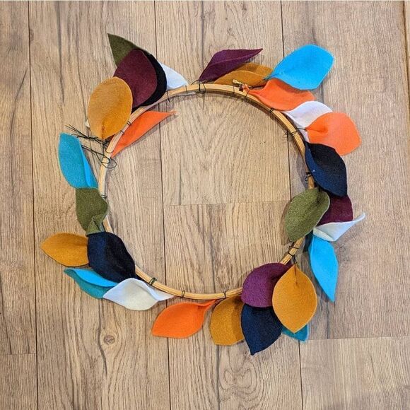 Stuffed 3D Giraffe Head Wall Hanging Handmade Wreath Kids Decor - Picture 4 of 8